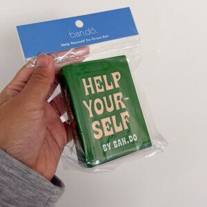 Ban.do Feel Better De-Stress Ball - Help Yourself Book NWT